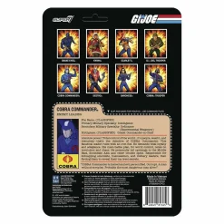 G.I. Joe - Cobra Commander ReAction 3.75” Action Figure