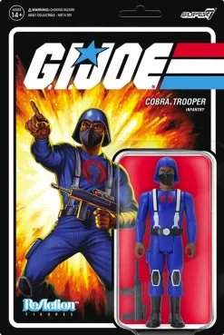 G.I. Joe - Cobra Trooper Y-Back ReAction 3.75” Action Figure