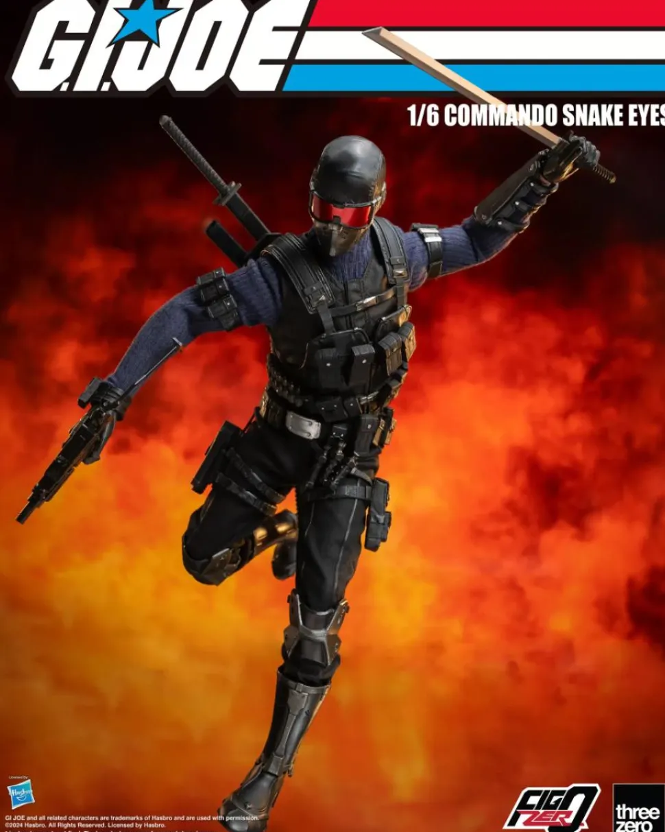 G.I. Joe - Commando Snake Eyes FigZero 1/6th Scale Action Figure