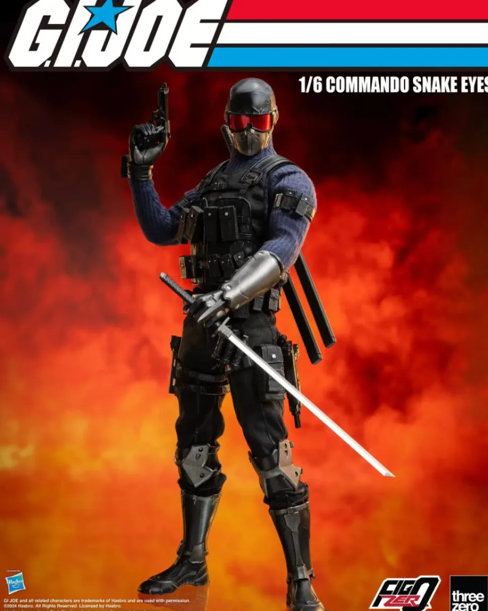 G.I. Joe - Commando Snake Eyes FigZero 1/6th Scale Action Figure