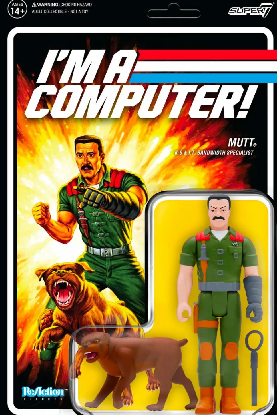 G.I. Joe - Mutt “I’m a Computer!” PSA ReAction 3.75” Action Figure