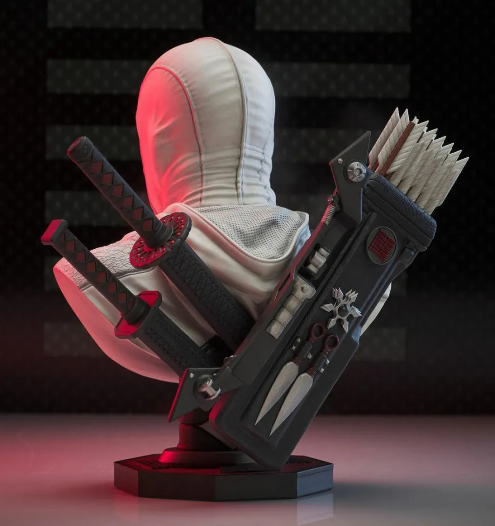 G.I. Joe - Storm Shadow Legends in 3D 1/2 Scale Bust
