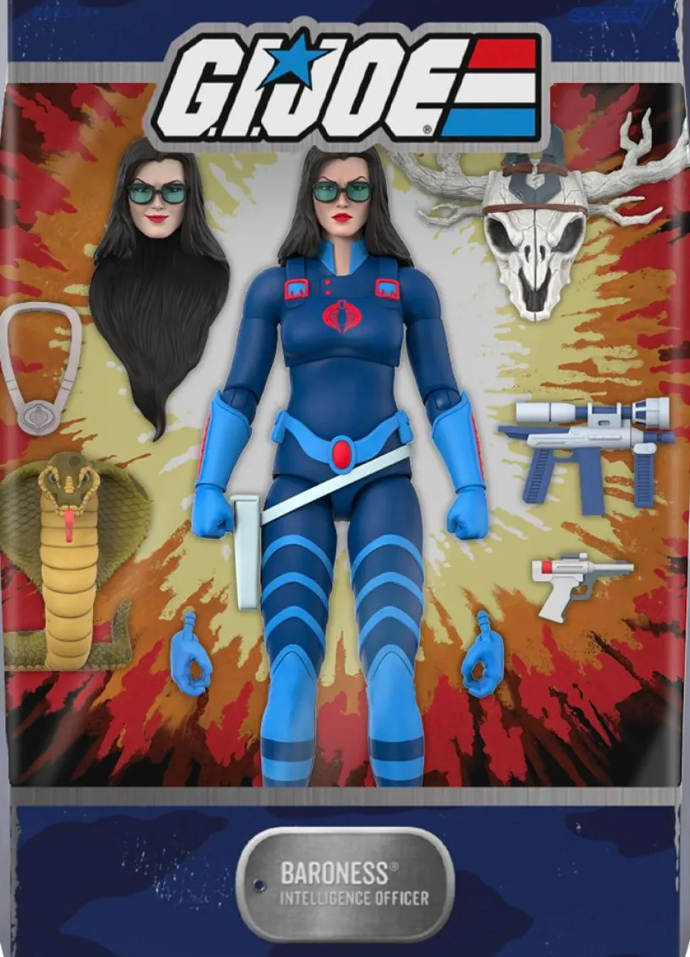G.I. Joe: A Real American Hero (1989) - Baroness DIC Era Utimates! 7" Scale Action Figure (Wave 6)