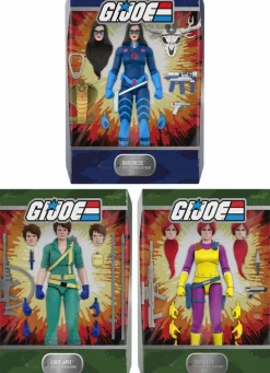 G.I. Joe: A Real American Hero (1989) - Wave 6 DIC Era Utimates! 7" Scale Action Figure Bundle (Set of 3)