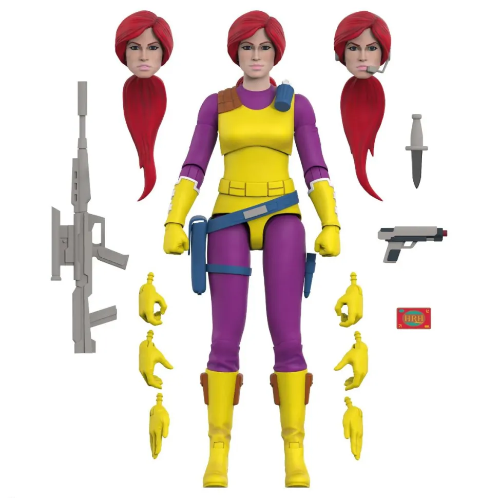 G.I. Joe: A Real American Hero (1989) - Scarlett DIC Era Utimates! 7" Scale Action Figure (Wave 6)
