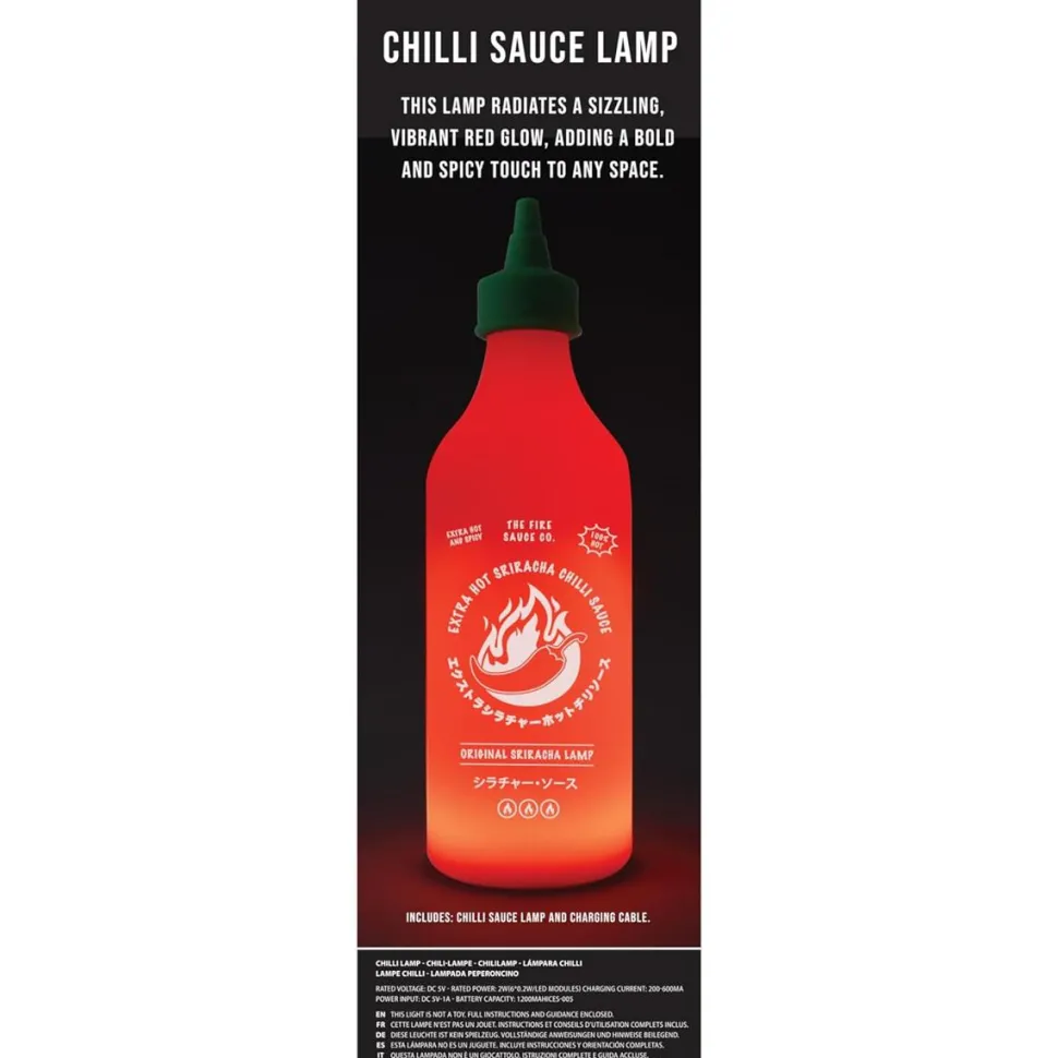 Gift Republic - Chilli Sauce Bottle Squeezy Light-Up Lamp