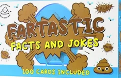 Gift Republic - Fartastic Facts & Jokes Card Deck (100 Cards)
