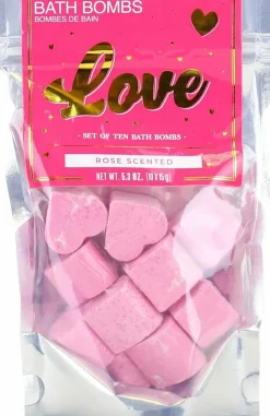 Gift Republic - Love Heart Shaped Bath Bombs 10-Pack
