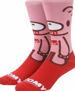 Gloomy Bear - Gloomy Bear Animigos 360 Character Men's Crew Socks (Shoe Size 8-12)