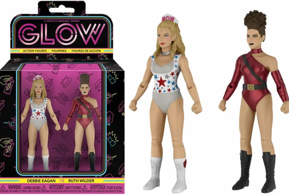 GLOW - Debbie Eagan vs Ruth Wilder 3.75” Action Figure 2-Pack