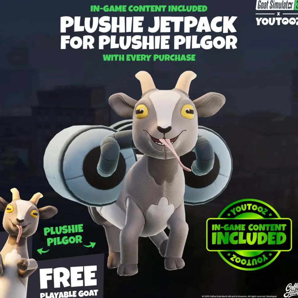 Goat Simulator - Goat 9" Plush