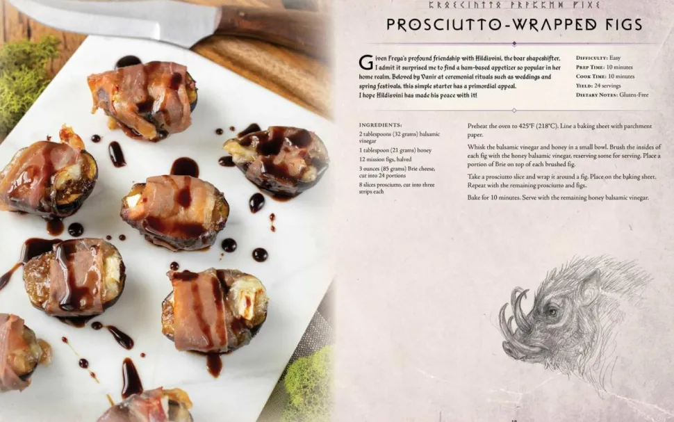 God of War (2018) - The Official Cookbook of the Nine Realms Hardcover Book
