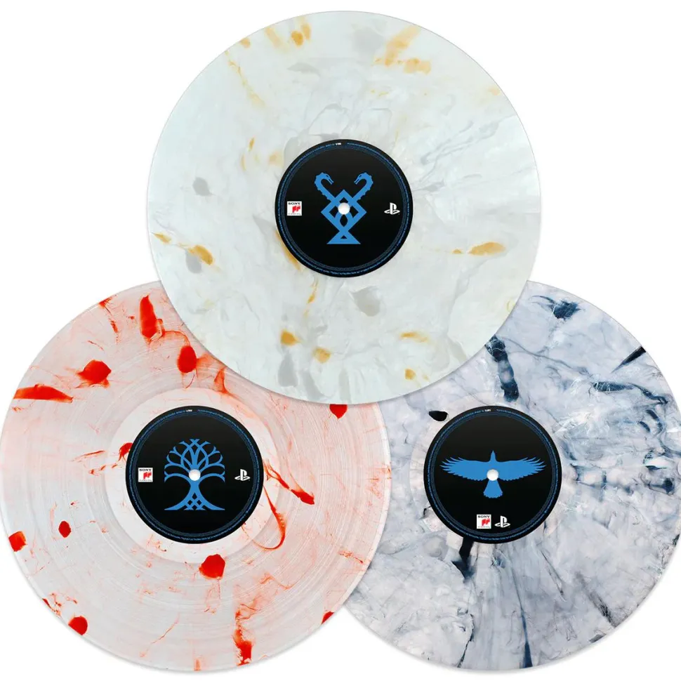 God of War Ragnarok - Original Video Game Soundtrack by Bear McCreary 3xLP Vinyl Record with Slipcase (Mondo Exclusive Coloured Vinyl)