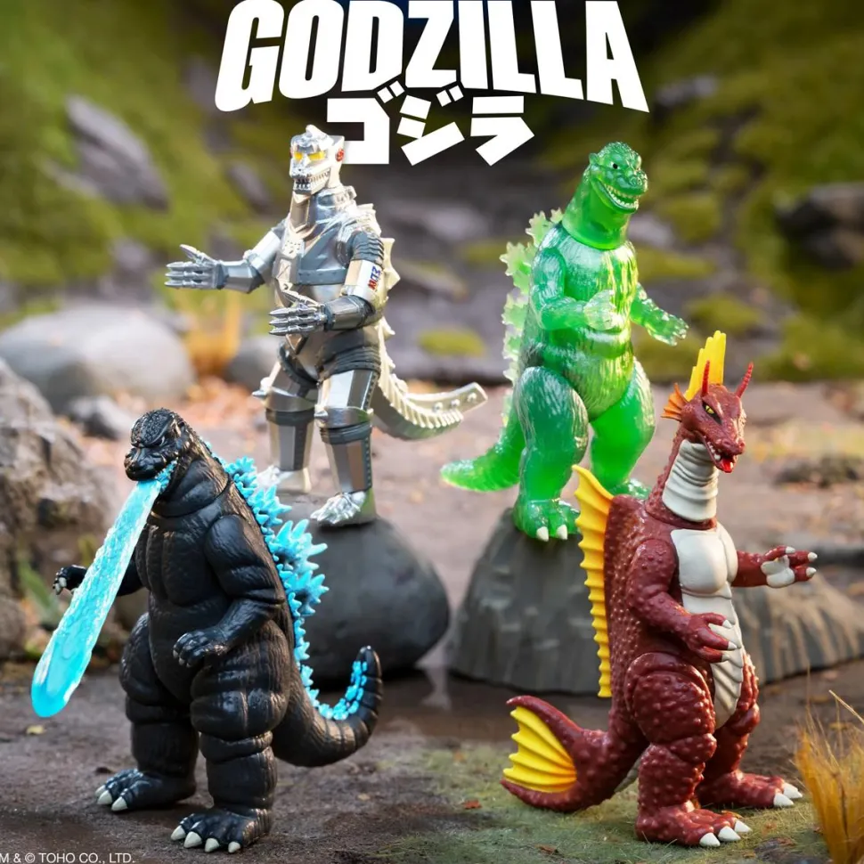 Godzilla (1954) - Godzilla (Semi-Clear Green) Toho ReAction 3.75" Action Figure (Wave 7)