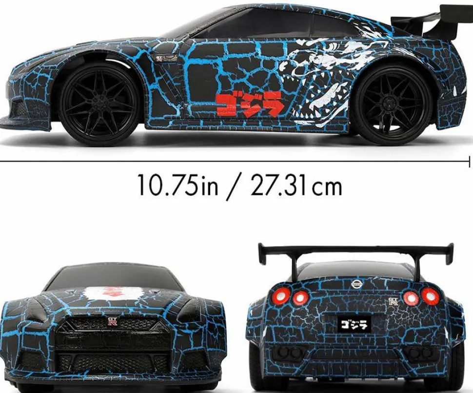 Godzilla - 2009 Nissan GT-R (R35) 1/16th Scale R/C Remote Control Vehicle Replica