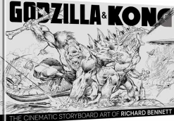 Godzilla - Godzilla & Kong: The Cinematic Storyboard Art of Richard Bennett Hardcover Book