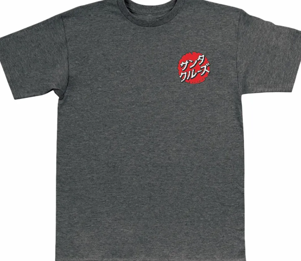 Godzilla - Godzilla x Santa Cruz Mecha Hand Youth Dark Heather T-Shirt