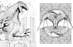 Godzilla - The Official Colouring Book Paperback Book