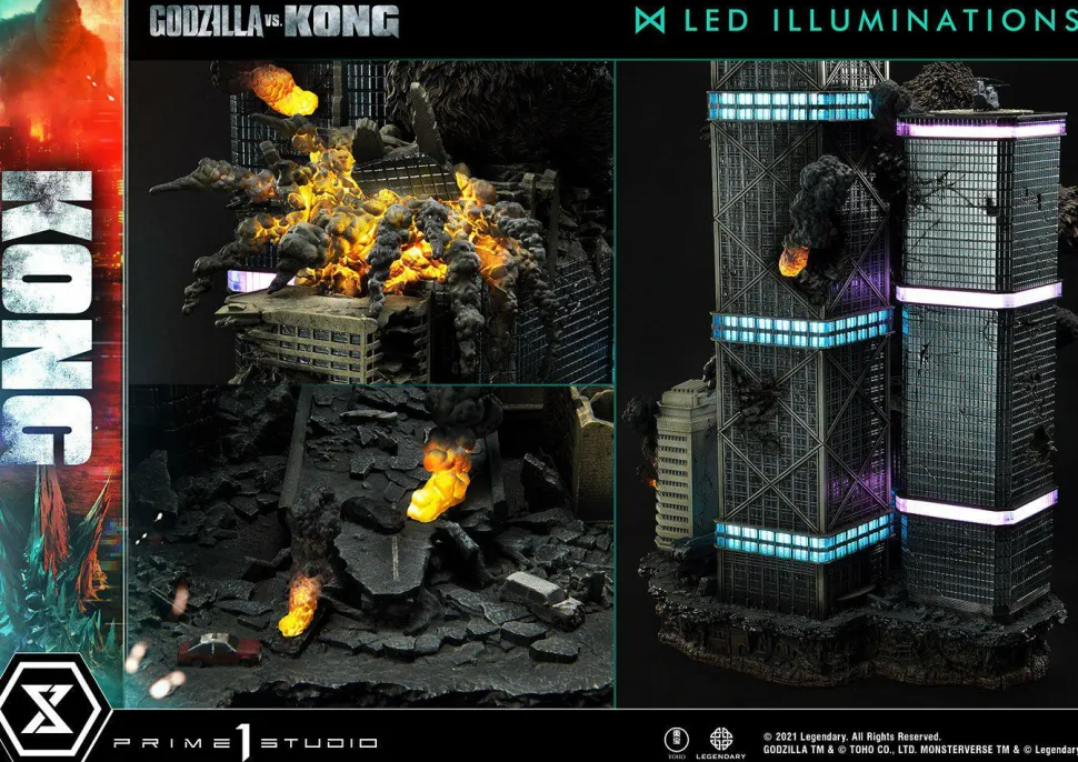 Godzilla vs Kong - King Kong Final Battle 31” Diorama Statue