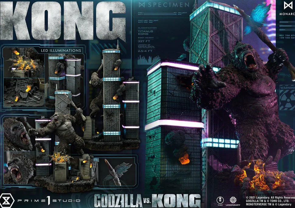 Godzilla vs Kong - King Kong Final Battle 31” Diorama Statue