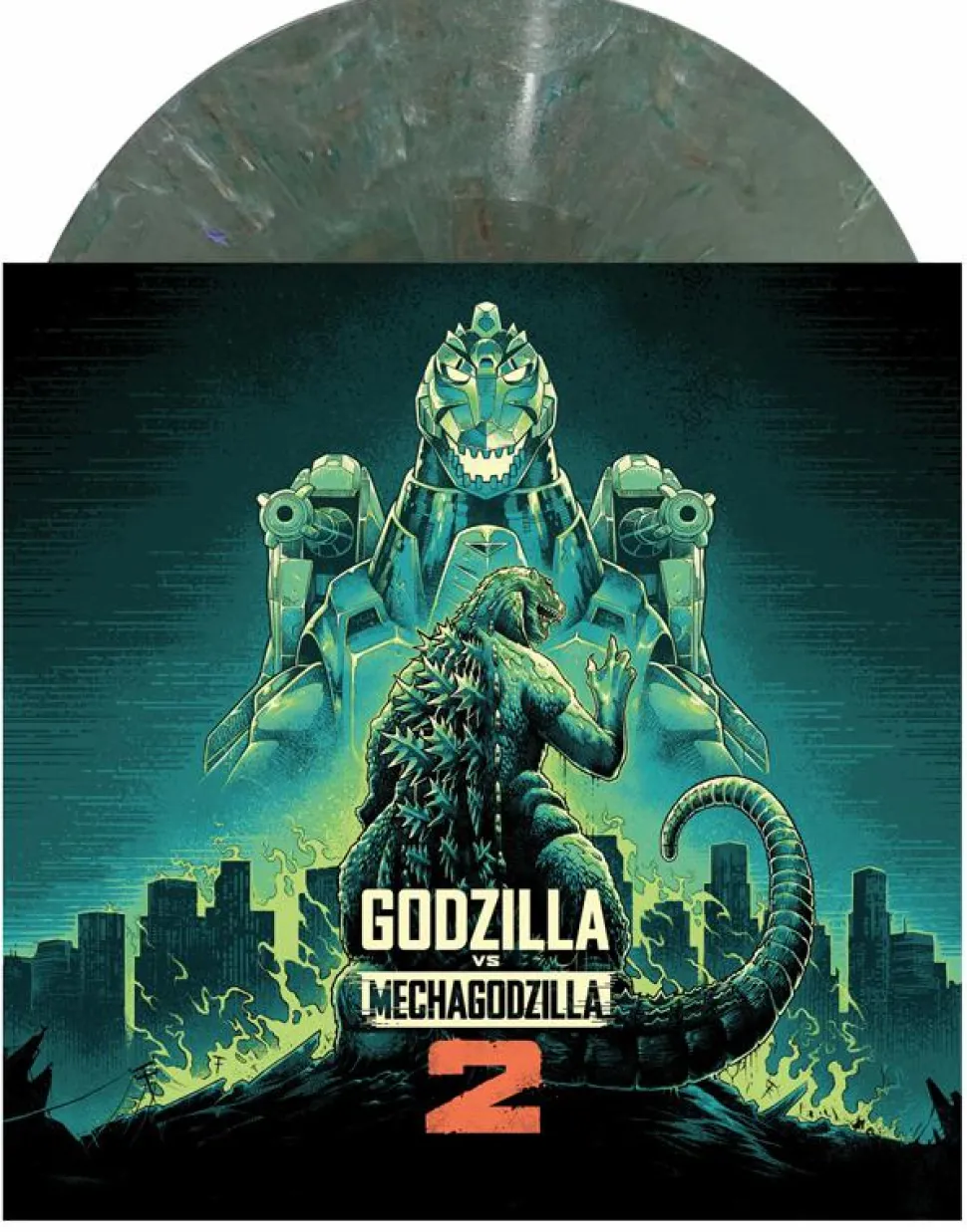 Godzilla vs. Mechagodzilla 2 - Original Motion Picture Soundtrack by Luke Preece 2xLP Vinyl Record (Eco Coloured Vinyl)