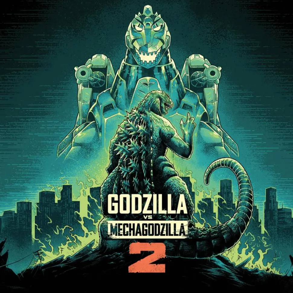 Godzilla vs. Mechagodzilla 2 - Original Motion Picture Soundtrack by Luke Preece 2xLP Vinyl Record (Eco Coloured Vinyl)