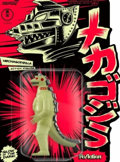 Godzilla vs. Mechagodzilla (1974) - Mechagodzilla Glow in the Dark ReAction 3.75” Action Figure (2022 SDCC Exclusive)