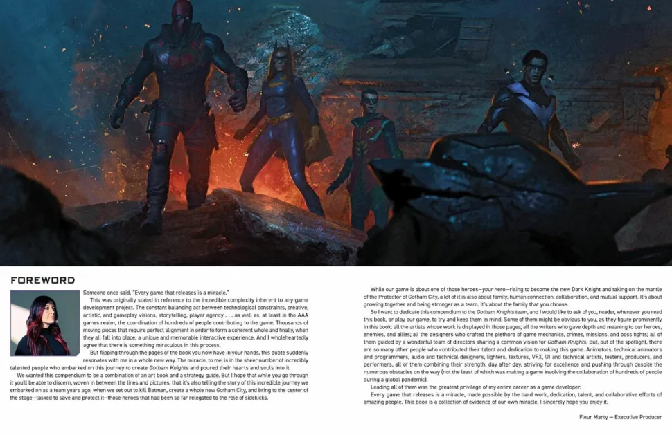 Gotham Knights - The Official Collector’s Compendium: The Art, Lore, and Strategy of Gotham Knights Hardcover Book