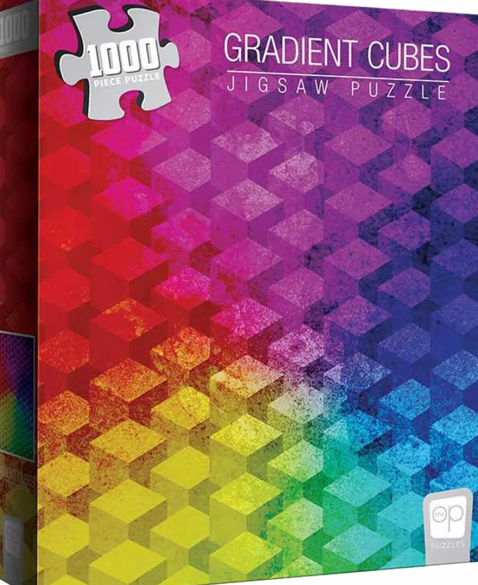 Gradient Cubes - 1000 Piece Jigsaw Puzzle