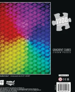 Gradient Cubes - 1000 Piece Jigsaw Puzzle