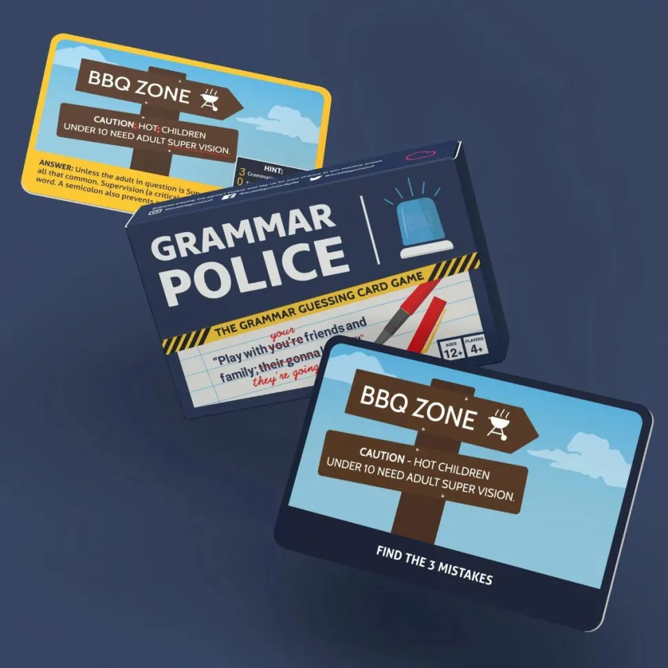 Grammar Police - The Grammar Guessing Card Game