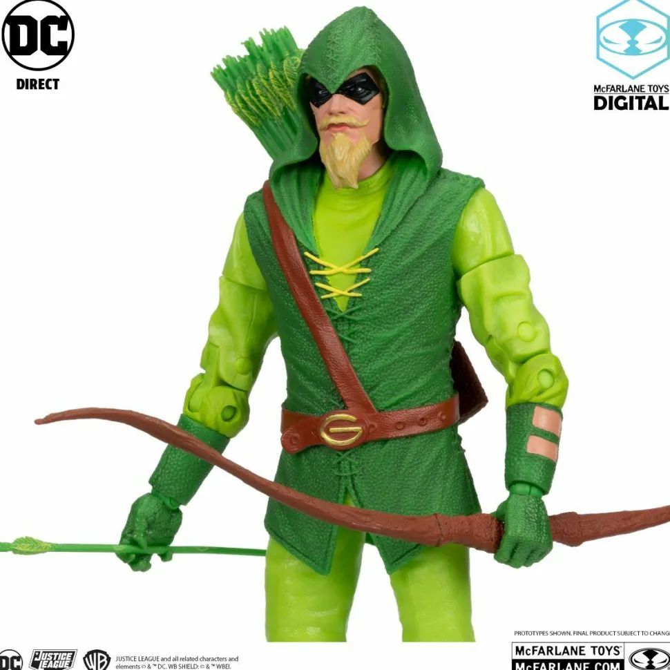 Green Arrow - Green Arrow (Longbow Hunters) DC Multiverse Mcfarlane Toys Digital 7" Scale Action Figure