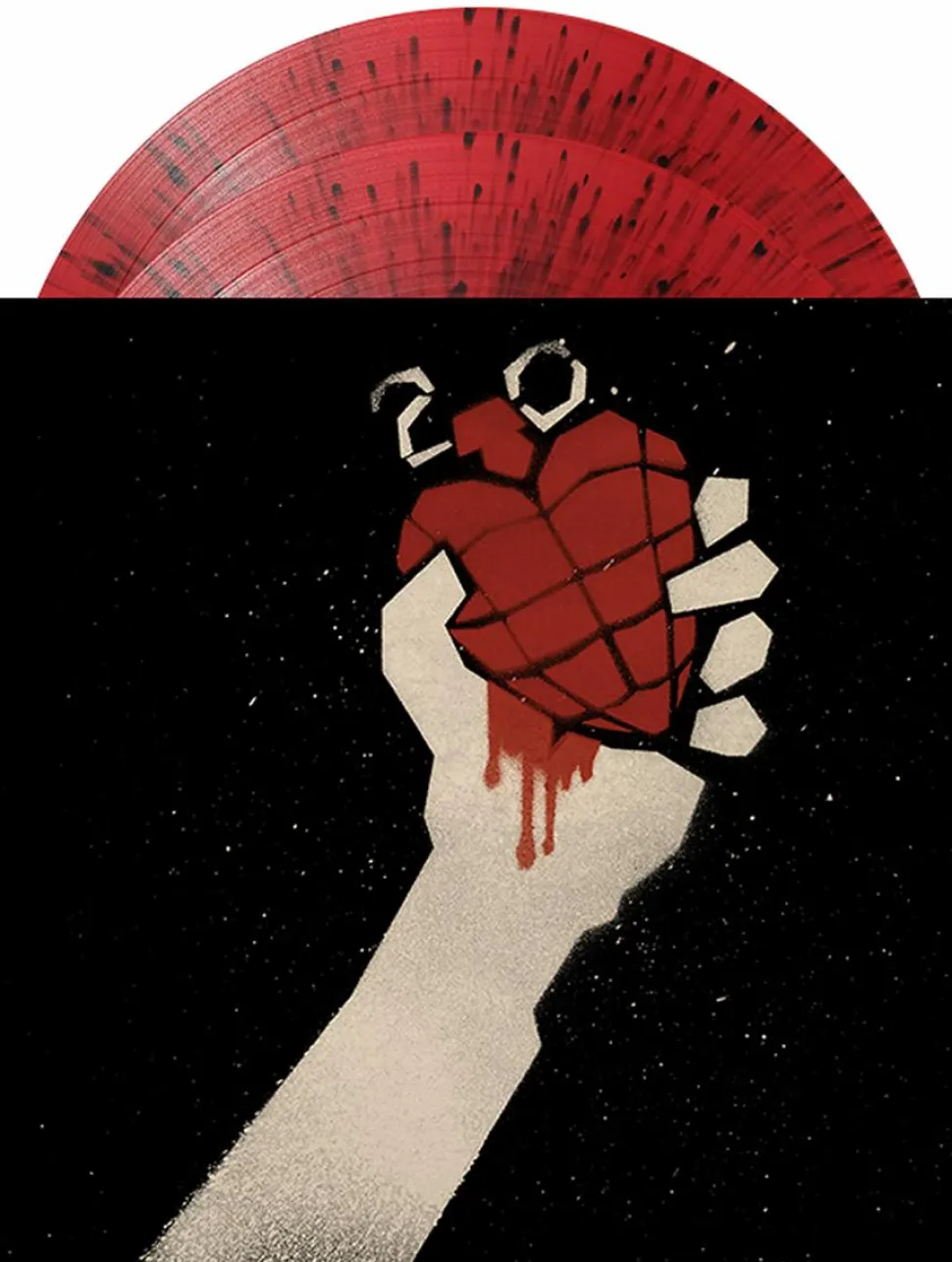 Green Day - American Idiot 20th Anniversary 2xLP Vinyl Record (Red & Black Coloured Vinyl)