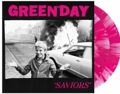 Green Day - Saviors Deluxe Edition 2xLP Vinyl Record (Pink & White Coloured Vinyl)