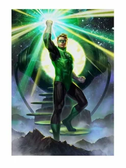 Green Lantern - Green Lantern Premium Art Print by Alex Pascenko