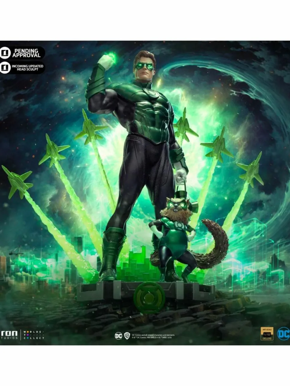 Green Lantern - Green Lantern Unleashed Deluxe 1/10th Scale Statue