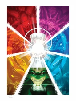 Green Lantern - Green Lantern: Brightest Day Fine Art Print by Alex Garner