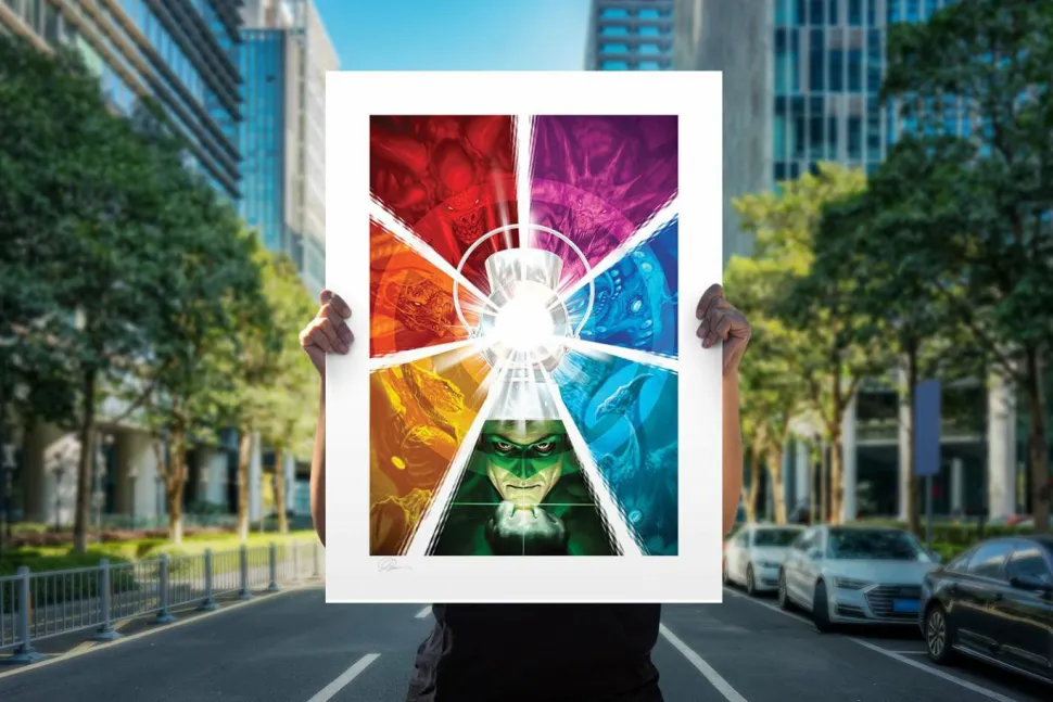 Green Lantern - Green Lantern: Brightest Day Fine Art Print by Alex Garner