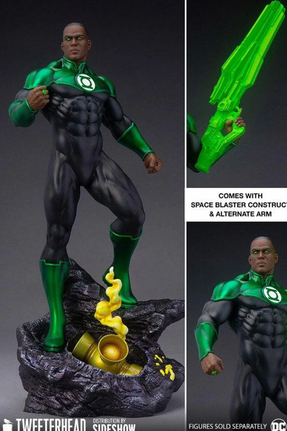 Green Lantern - John Stewart 1/6th Scale Maquette Statue