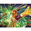 Green Lantern - The Green Lantern Corps Fine Art Print by Alex Ross