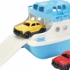Green Toys - Ferry Boat with Two Cars (Red Car and Yellow Car)