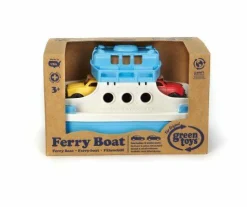 Green Toys - Ferry Boat with Two Cars (Red Car and Yellow Car)