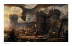 Greg Rutkowski - Castle Defence Fine Art Print by Greg Rutkowski