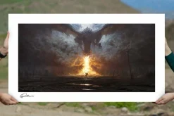 Greg Rutkowski - Dragon's Breath Fine Art Print by Greg Rutkowski
