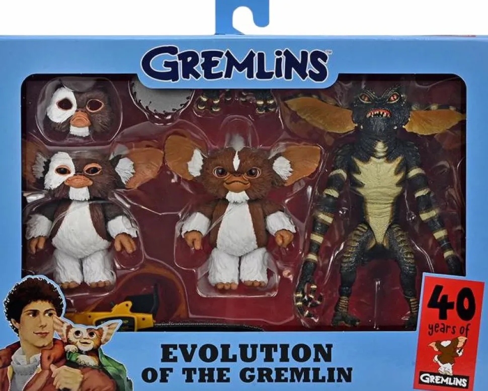 Gremlins - Evolution of the Gremlin 40th Anniversary Action Figure 3-Pack Box Set