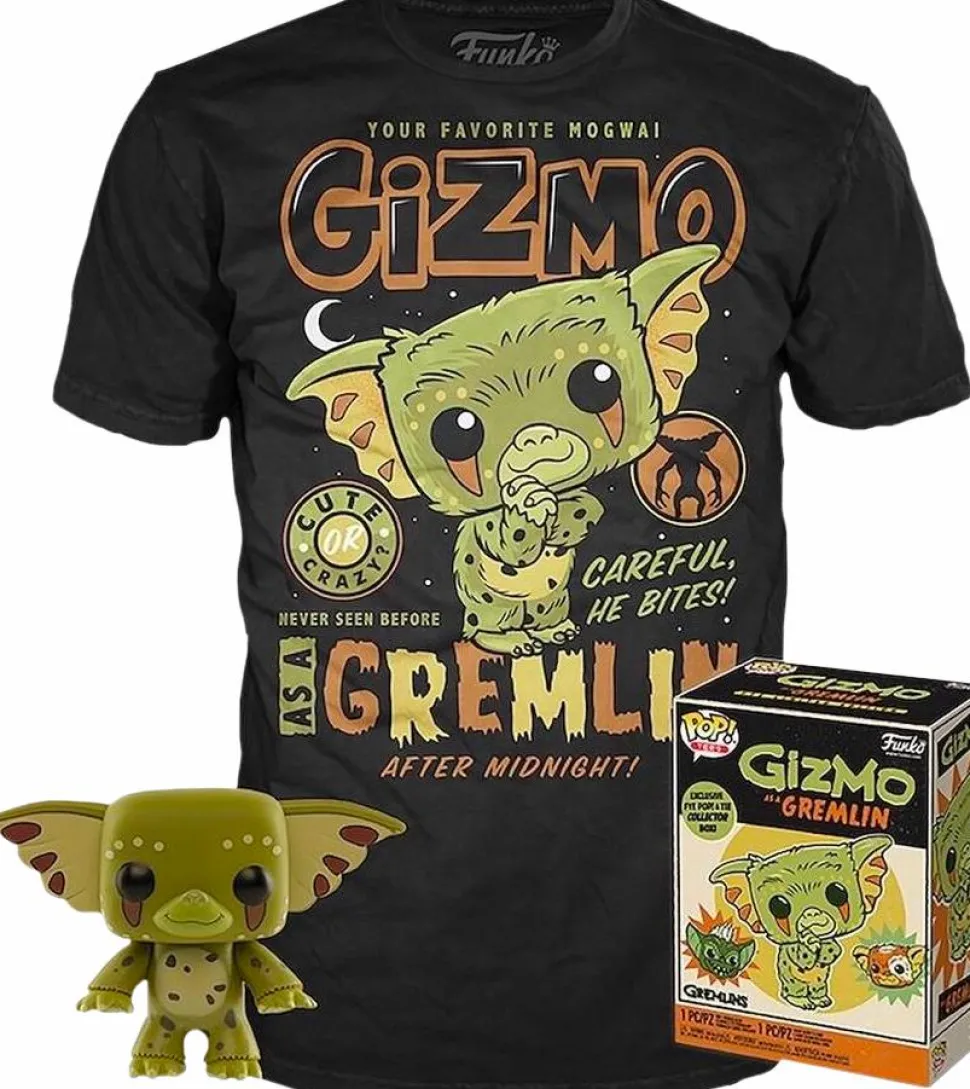 Gremlins - Gizmo as Gremlin Pop! Vinyl Figure & T-Shirt Box Set