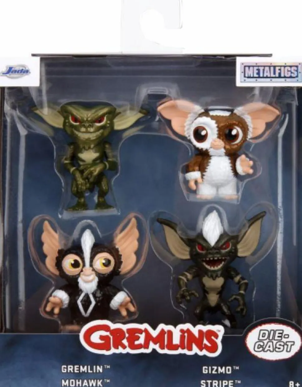 Gremlins - Gremlin, Gizmo, Mohawk & Stripe Metalfigs 2.5" Die-Cast Figure 4-Pack