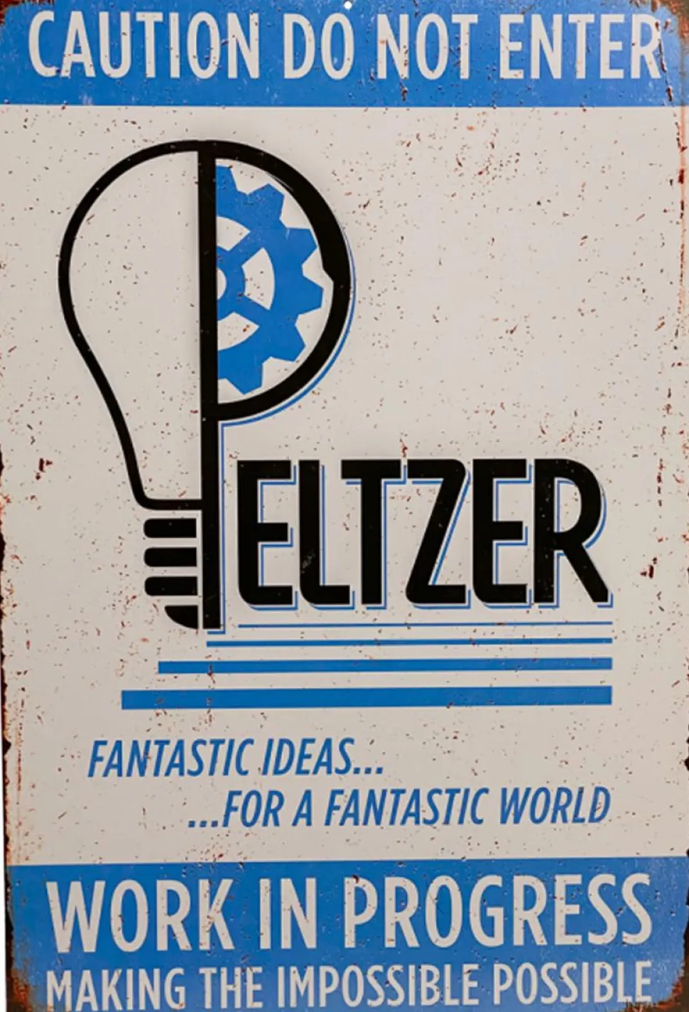 Gremlins - Peltzer Workshop Metal Sign