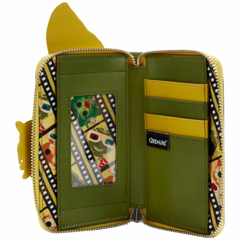 Gremlins - Pop! Stripe Cosplay Glow in the Dark 4” Faux Leather Zip-Around Wallet