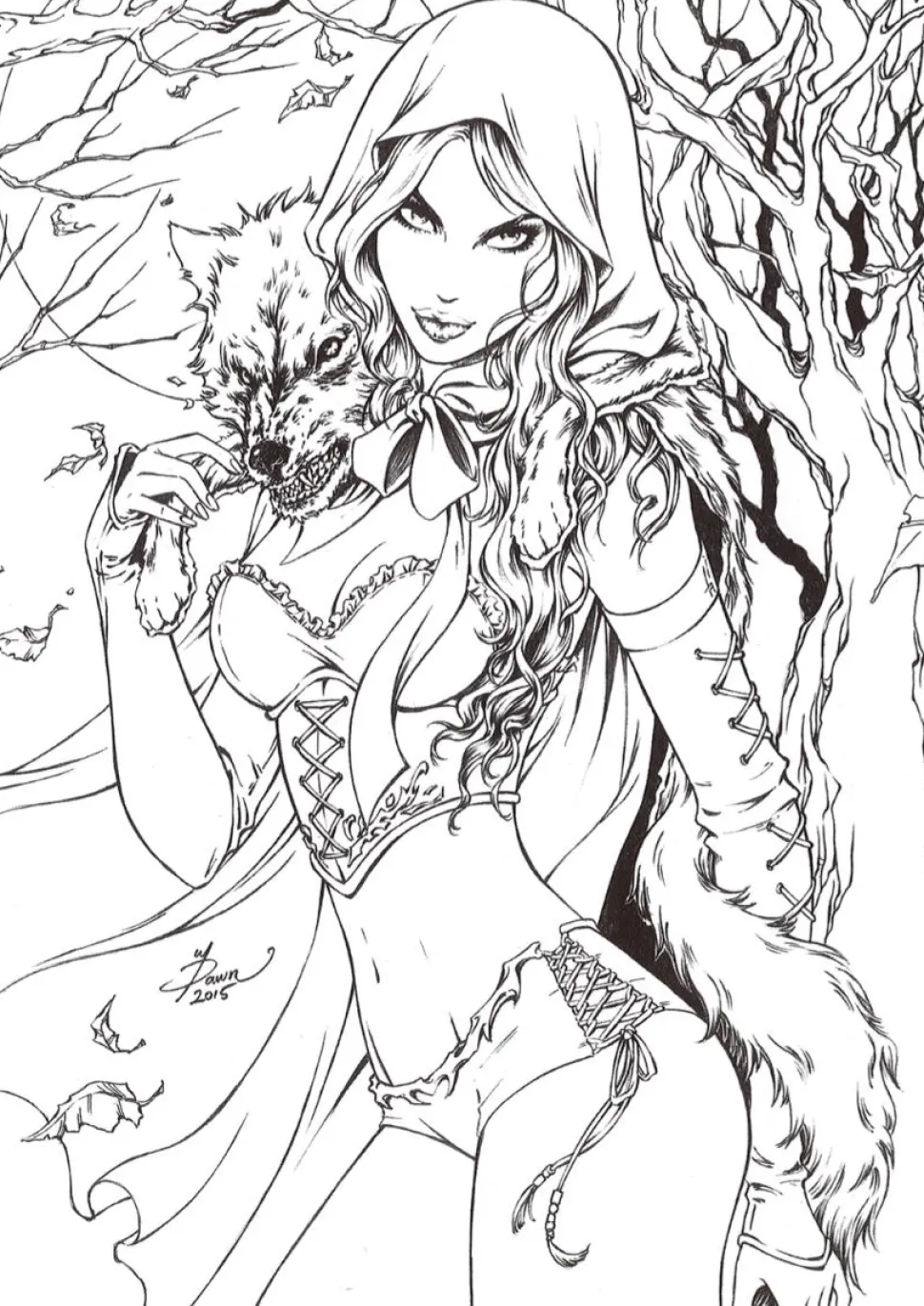 Grimm Fairy Tales - Adult Colouring Book Paperback